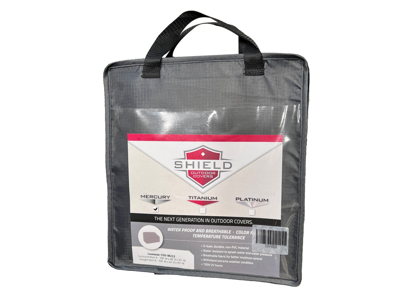 Umbrella Cover X-Large Market - 11.81''/15.75''Wx72''H - Mercury