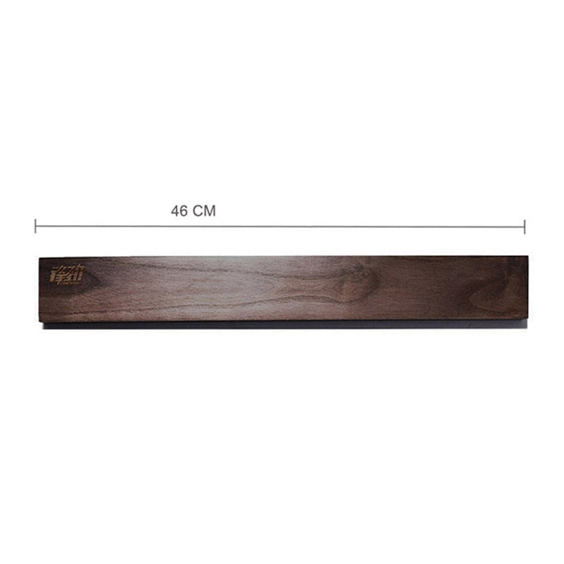 FINDKING Powerful Magnetic Knife Strip Handmade Acacia wood knives Holder Wall Mount Block