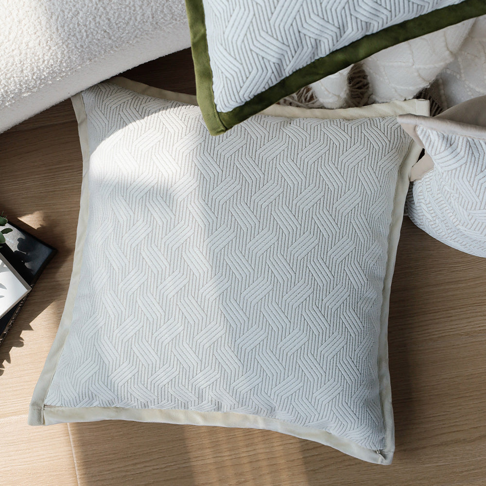 Tranquil Touches: Pack of 1 Throw Pillow with 450g Insert size of 18"x18"