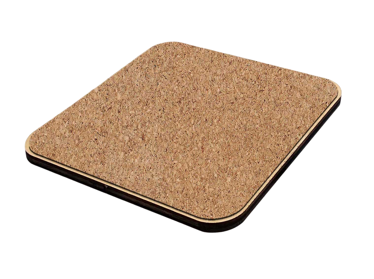 Pumpkin Wooden Cork Coasters Gift Set of 4 by G. Debrekht - Thanksgiving Decor - 8199447C-S4