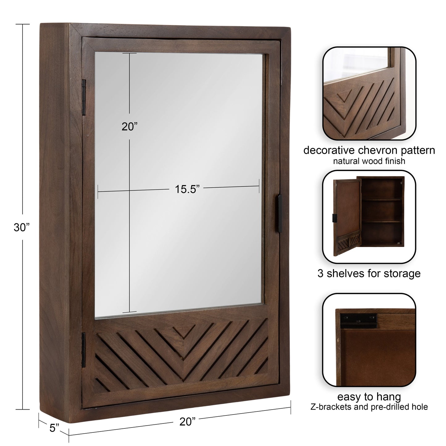Mezzeta Bathroom Cabinet with Mirror