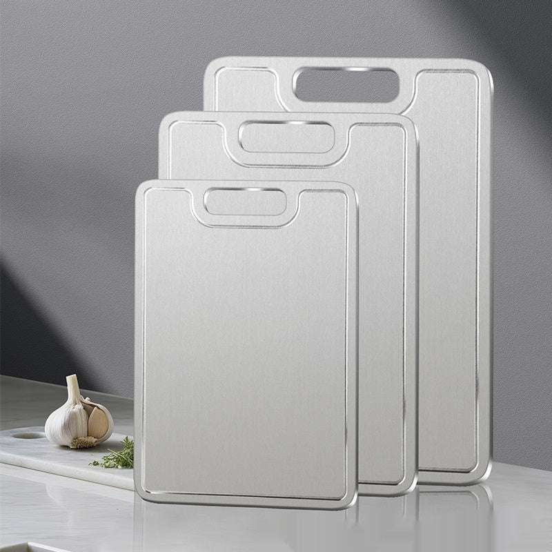 Antibacterial And Mold-Resistant Titanium Cutting Board Household Double-Sided Titanium Board