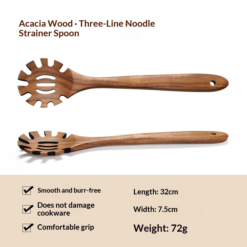 Spatula Soup Ladle And Wooden Turner Set In Teak
