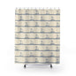 Nautical Shower Curtain — Sailing Boat Theme Bath Decor