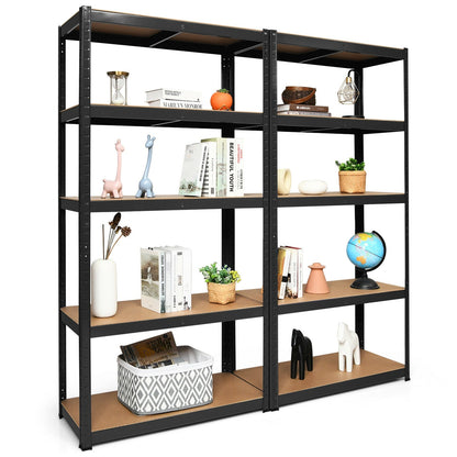 2 Pcs Storage Shelves Garage Shelving Units Tool Utility Shelves