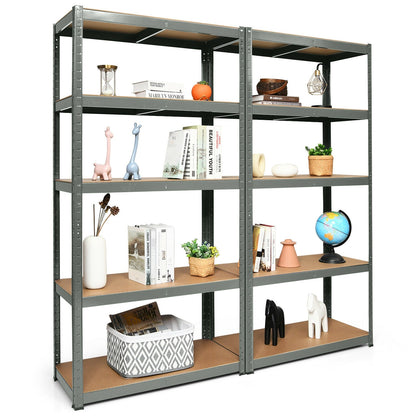 2 Pcs Storage Shelves Garage Shelving Units Tool Utility Shelves