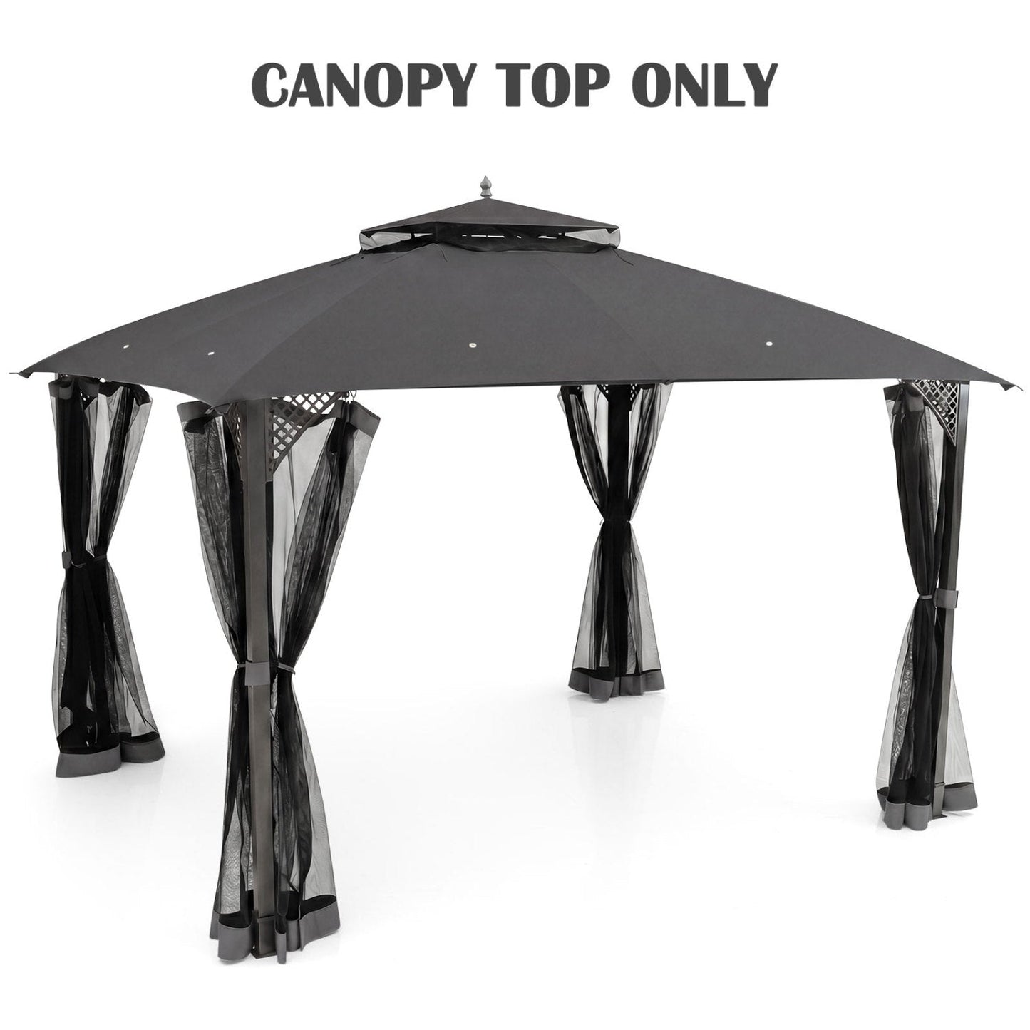 10' x 12' Gazebo Replacement Canopy Top with Air Vent