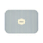 Bonjour FRENCH BLUE Stripe Bath Mat — Vintage French Bathroom Rug
