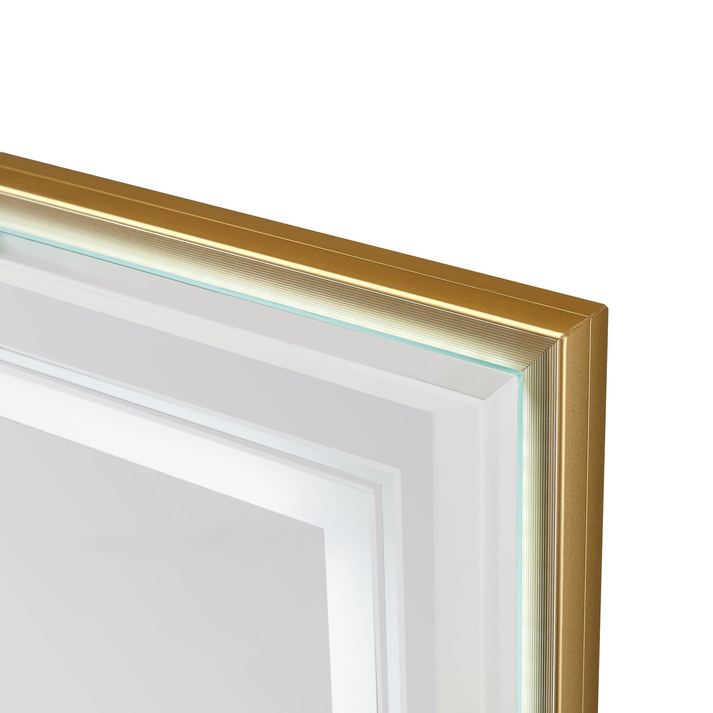 40x30 Inch LED Bathroom Beveled Mirror