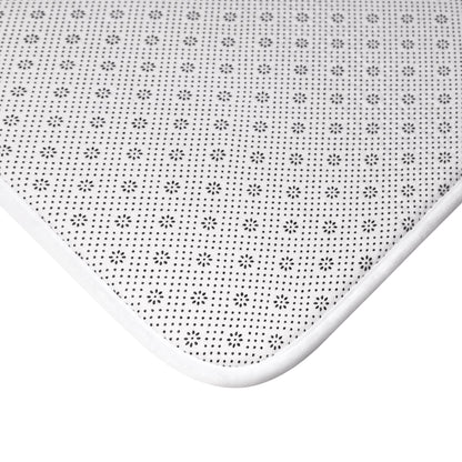 SOAK Striped Bath Mat — Blue & Green Spa Bathroom Rug