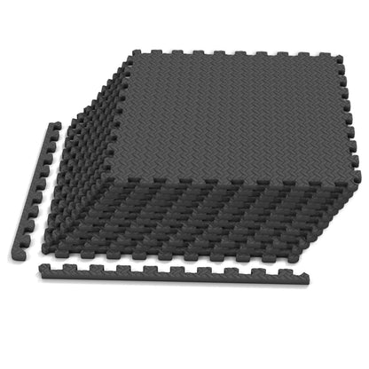 12Tiles 1/2" Puzzle Exercise Floor Mats
