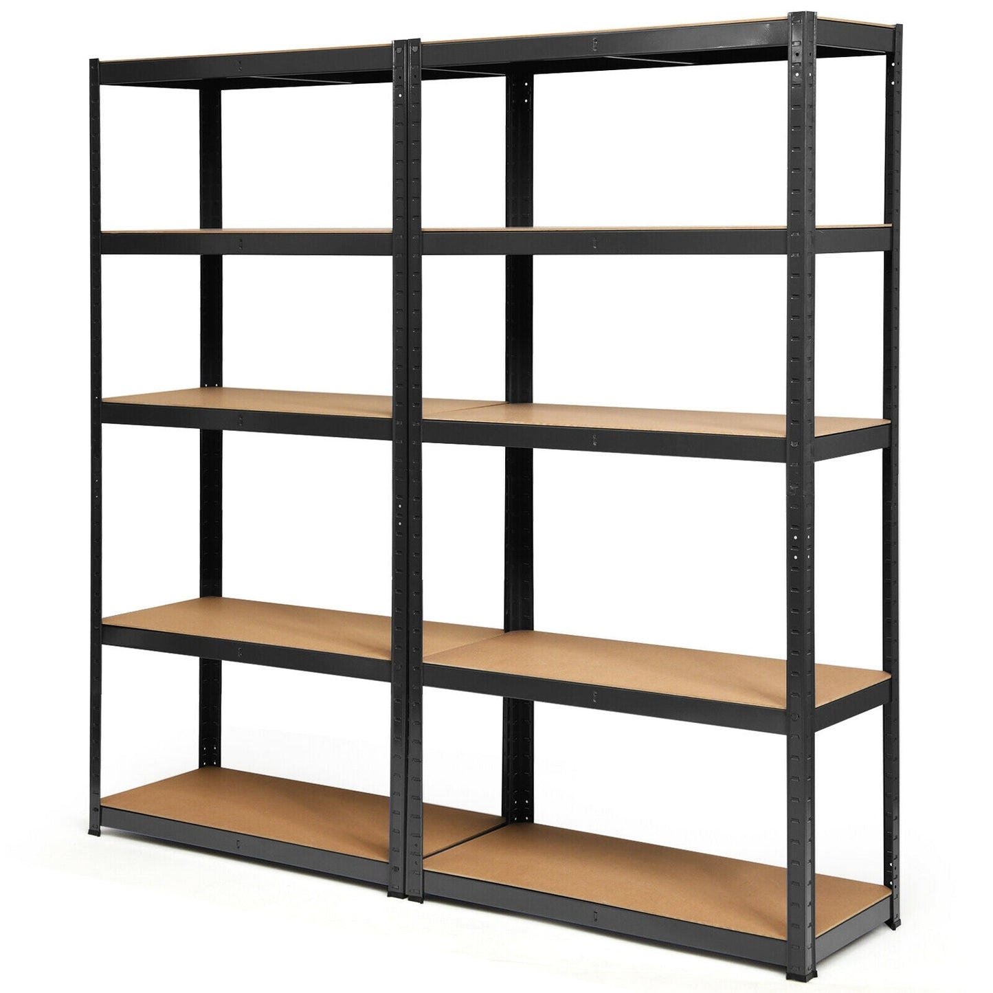 2 Pcs Storage Shelves Garage Shelving Units Tool Utility Shelves