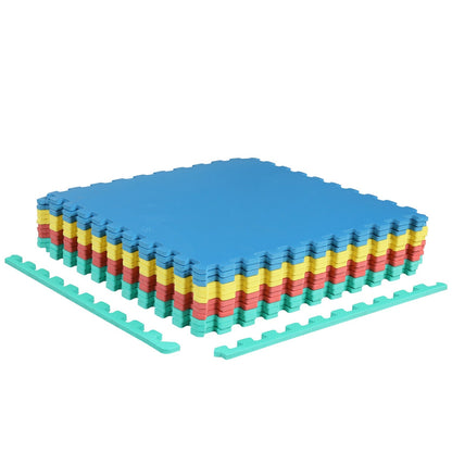 Interlocking EVA Foam Floor Tiles 12-Pack Non-Slip Mats