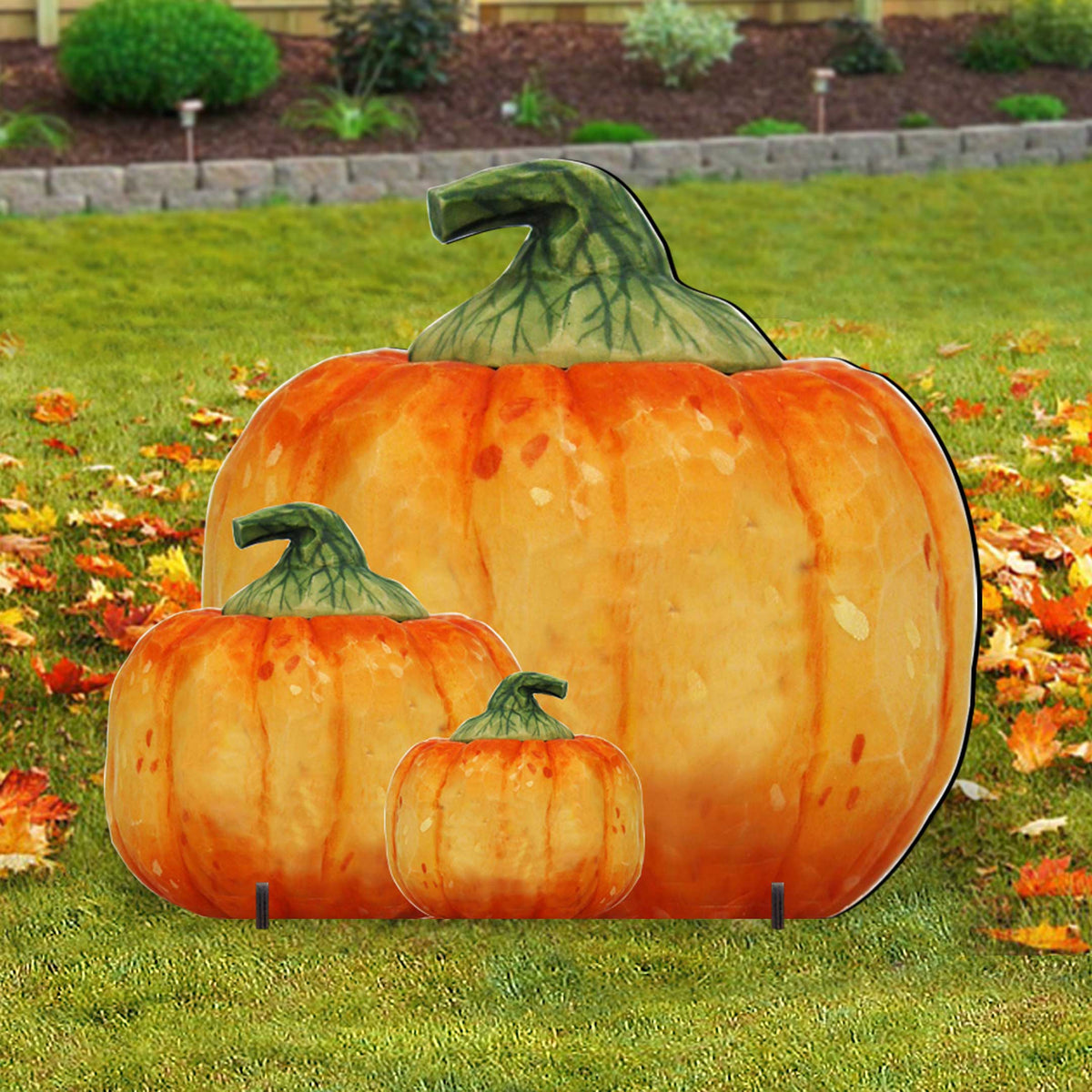 Harvest Pumpkin Halloween Large Outdoor Decor by G. DeBrekht Thanksgiving Halloween Decor - 8158414-2F