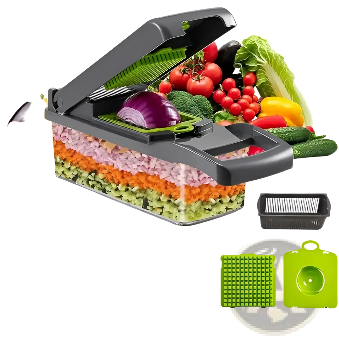 15 in 1 Vegetable Chopper and Slicer with Container