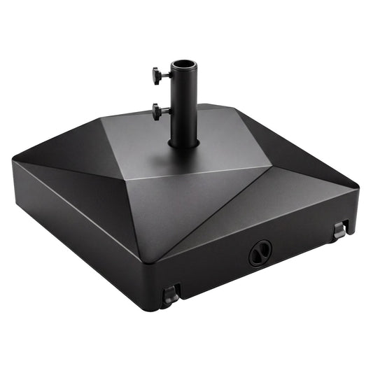 154lbs Mobile Fillable Patio Umbrella Base with 4 Wheels