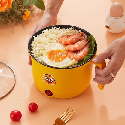 Little Yellow Duck Mini Electric Cooker Multi-Function Electric Pot