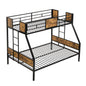 Modern Metal Bunk Bed With Dual Side Ladder And Metal Desig
