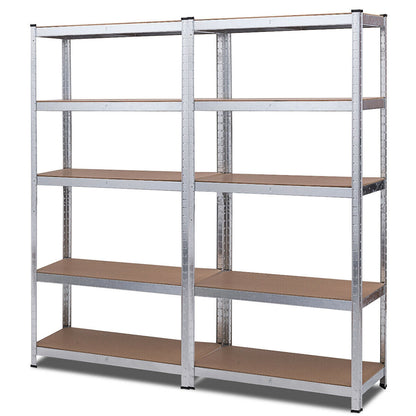 2 Pcs Storage Shelves Garage Shelving Units Tool Utility Shelves