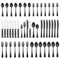 Stainless Steel Cutlery 48 Pcs Set Western Steak Knife Dinner Knife Main Dish Spoon Fork Dessert Spoon Set