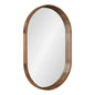 Hutton Wood Framed Capsule Mirror