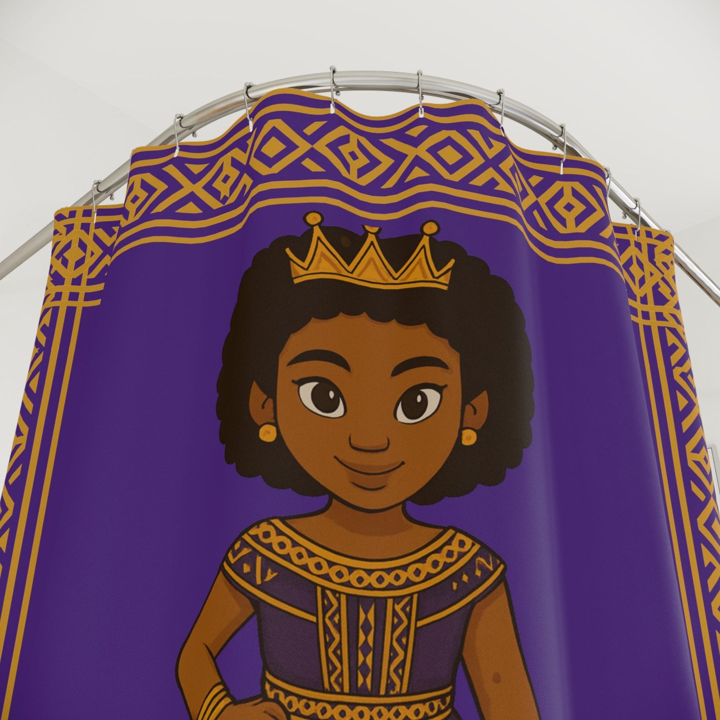 Royal African Princess Shower Curtain