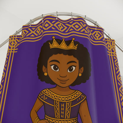 Royal African Princess Shower Curtain