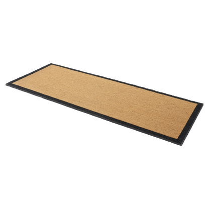 Black Border Coir Doormat