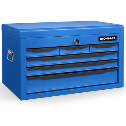 24 Inch Tool Chest Case with 6 Drawers and Top Storage for Garage Repair Shop & Warehouse
