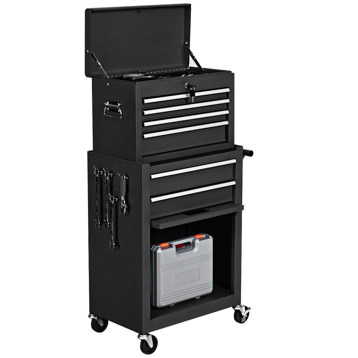 Rolling Cabinet Storage Chest Box Garage Toolbox