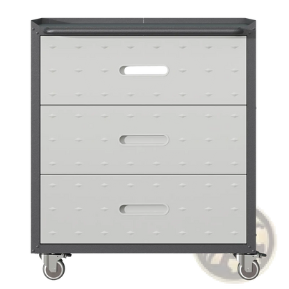 3 Drawer Metal Rolling Tool Cabinet with Wheels