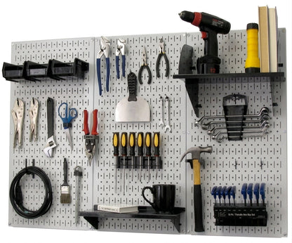 Ultimate Metal Pegboard Wall Organizer Kit