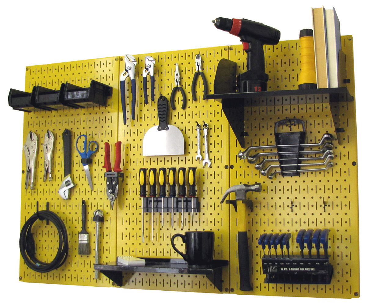 Ultimate Metal Pegboard Wall Organizer Kit