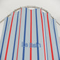 Coastal Blue 'Le Bain' Shower Curtain — French-Inspired Red & Blue Bathroom Decor