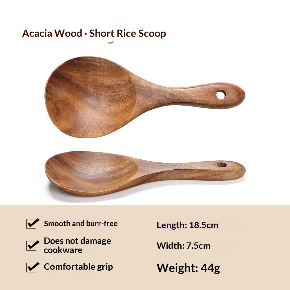 Spatula Soup Ladle And Wooden Turner Set In Teak