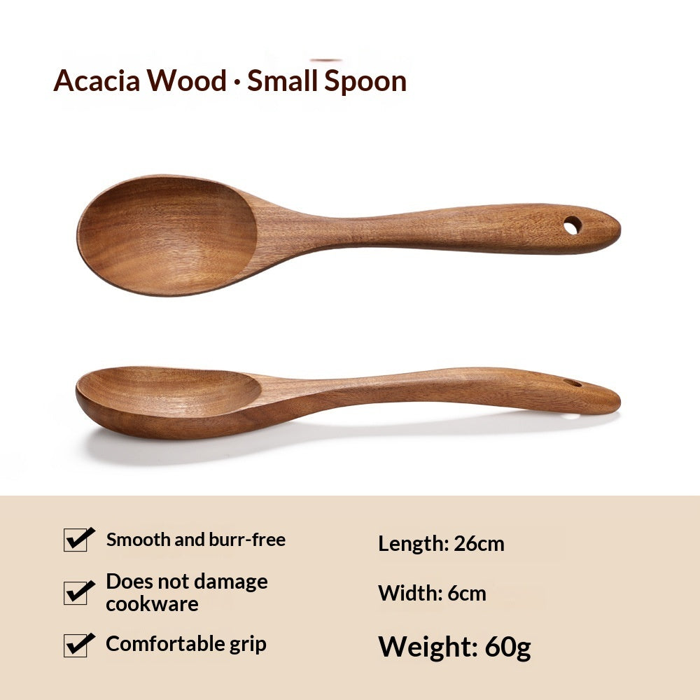 Spatula Soup Ladle And Wooden Turner Set In Teak