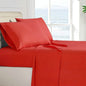 4-Piece: Stripe Smooth Textured Bedding Sheet Set