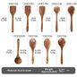 Spatula Soup Ladle And Wooden Turner Set In Teak