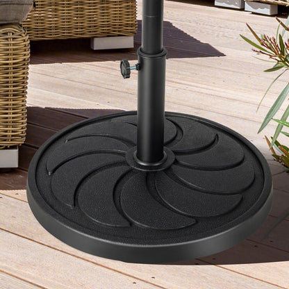 40LBS 21.5Inch Round Outdoor Umbrella Base