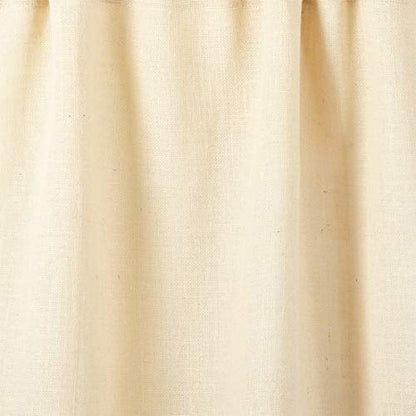 Fennco Styles Passe-Partout Burlap Lined Curtain Drape Panel 42 x 96 Inch, One Piece for Bedroom, Living Room, Patio Door Backing Sliding Glass Door Drape