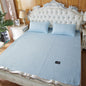 Summer Bed Sheet Ice Silk Mat Soft and Comfortable Latex Mattress Bedding Three-piece Breathable Mat for Comfortable Sleep