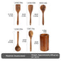 Spatula Soup Ladle And Wooden Turner Set In Teak