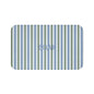 SOAK Striped Bath Mat — Blue & Green Spa Bathroom Rug