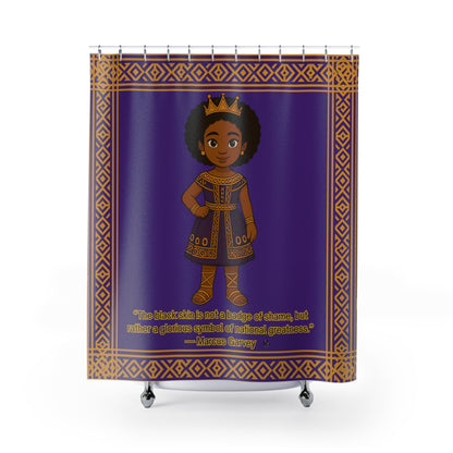 Royal African Princess Shower Curtain