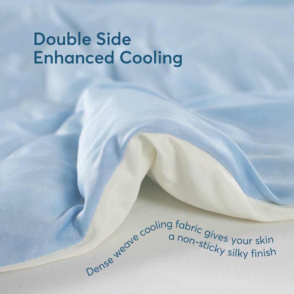 Kasentex Cooling Breathable Blanket Twin/Queen/King - Silky Soft Lightweight Comforter for Hot Sleepers