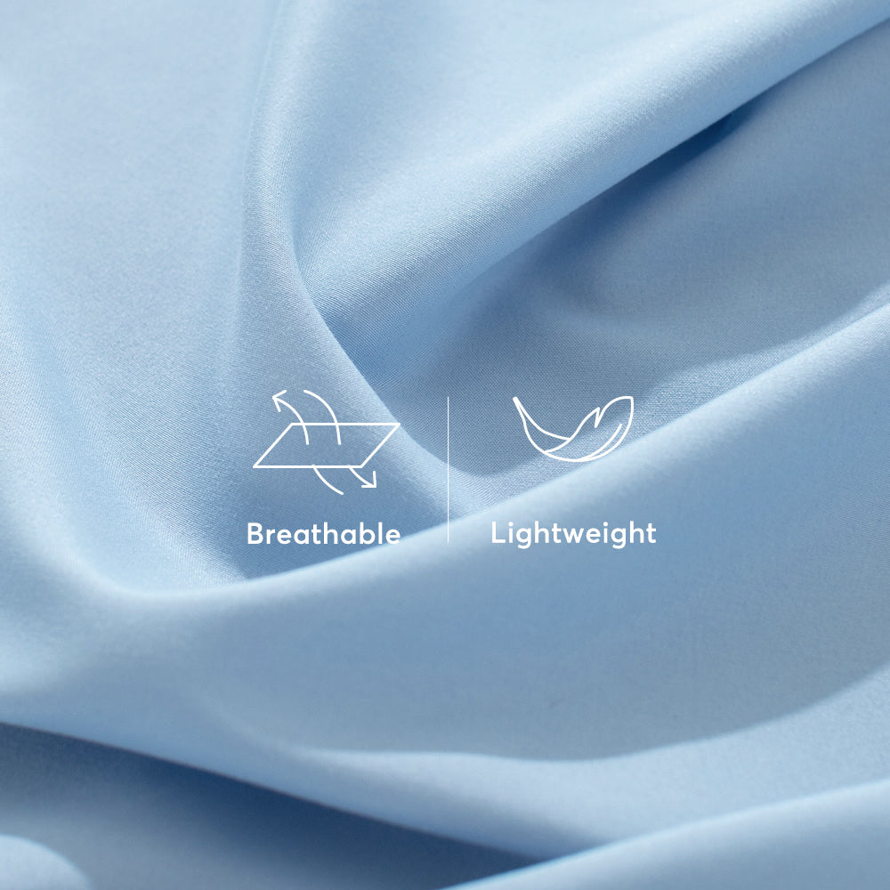 Kasentex Lightweight Sheet Set Full/Queen/King - Breathable Deep Pocket Bed Sheets with Pillowcases