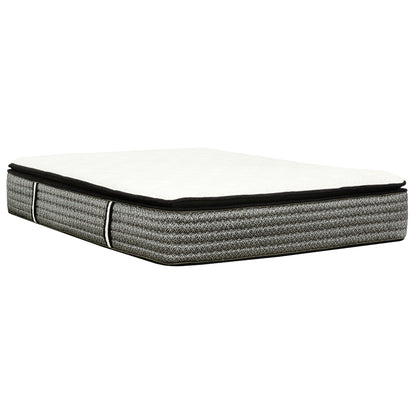14" Premium Hybrid Mattress In A Box Plush Gel Memory Foam Top With Cooling Technology - Gray / White - Queen