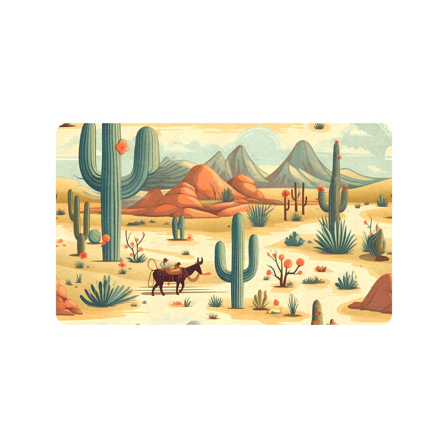 Desert Oasis Floor Mat 30" x 18" Made in America