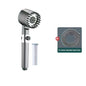 The Third Gear Adjustable Strong Supercharged Shower Head Household Bath Shower Hose Shower Head