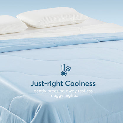 Kasentex Cooling Breathable Blanket Twin/Queen/King - Silky Soft Lightweight Comforter for Hot Sleepers